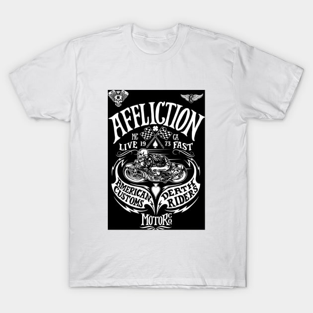 Affliction Riders motors T-Shirt by Qualityshirt
